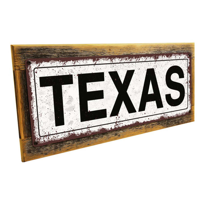 Panneau encadré Texas