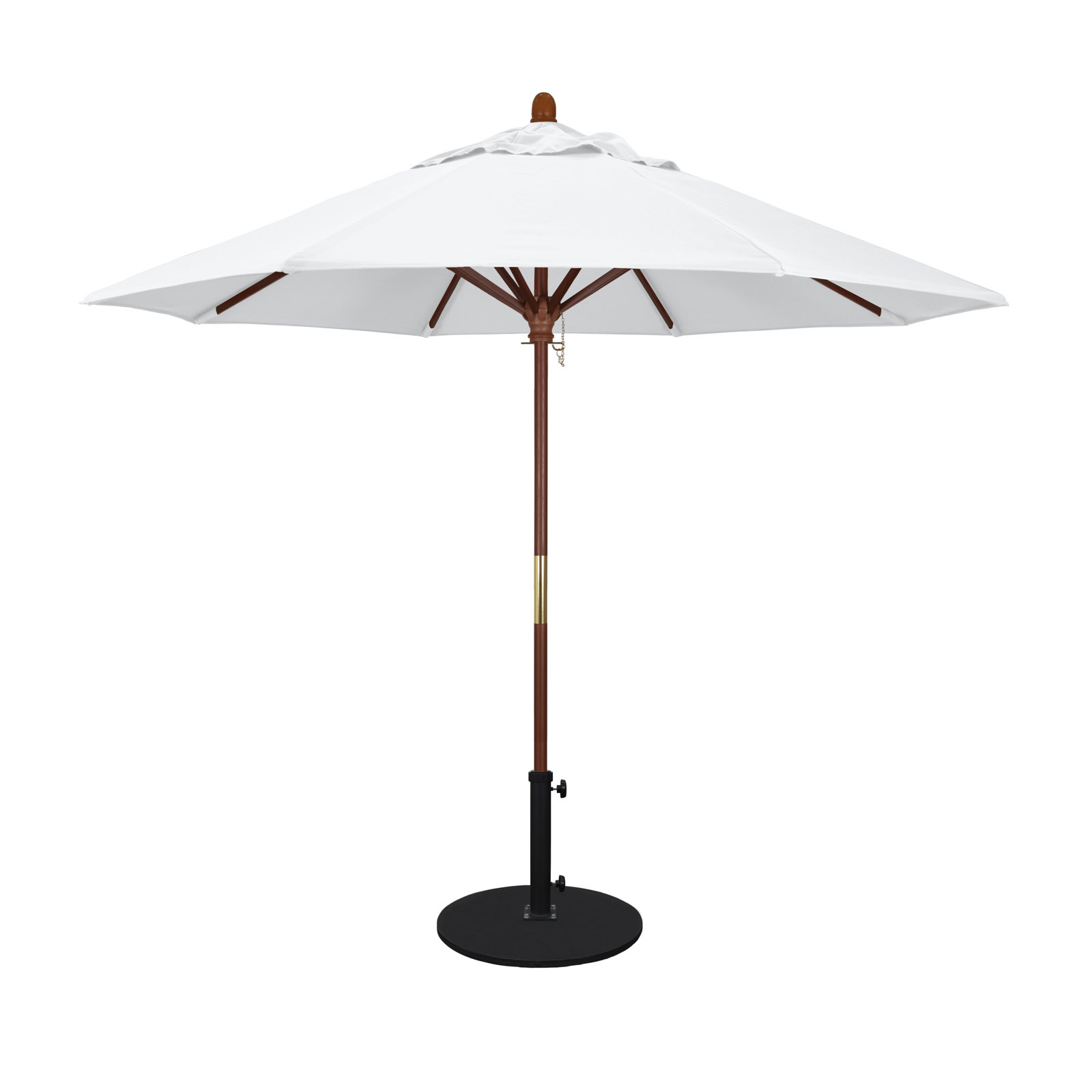 Manford 9' Umbrella, White - Olefin