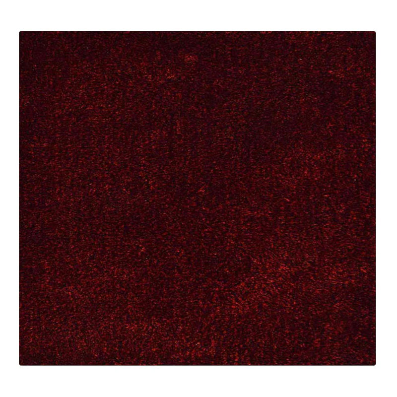 Tapis rouge touffeté à la main runner Henricks, Carré 8 pi