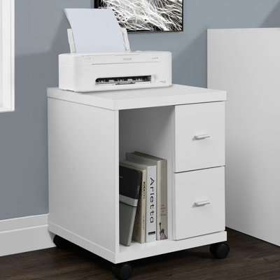 23'' H x 18'' W Printer Stand with Wheels