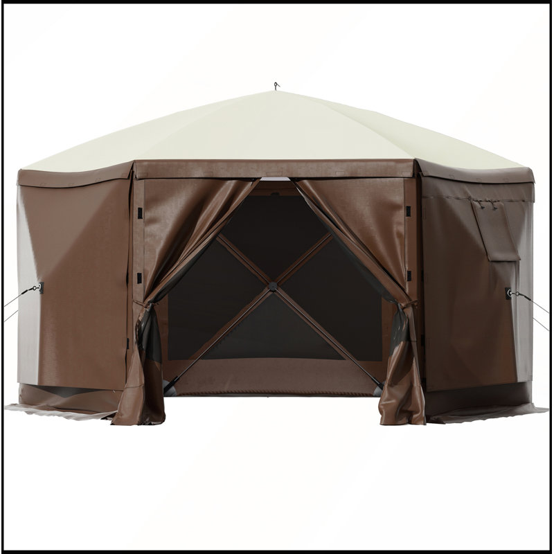 Abri escamotable 10 pi x 10 pi pour 6 personnes