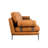 Kimberly Leather Mid-Century Sofa