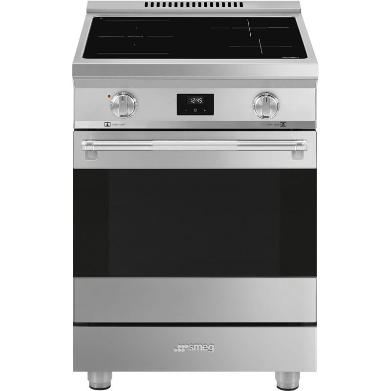 SMEG Professional Range, 24" - INDUCTION, Stainless Steel