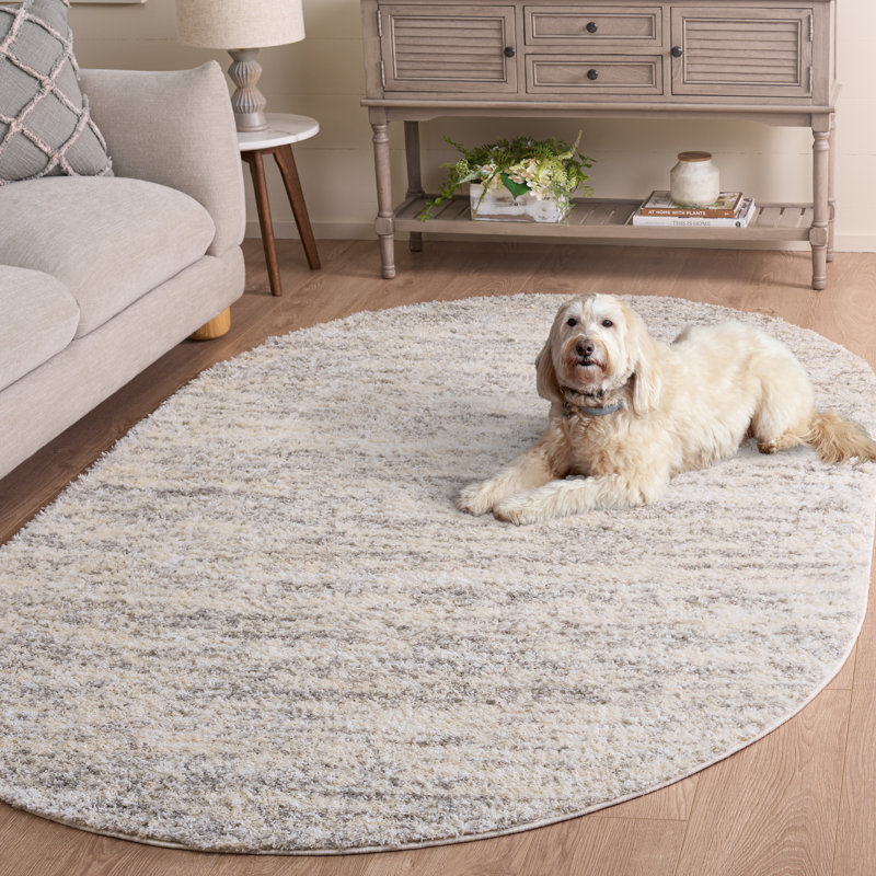 Presler Indoor Rug, Oval 5' x 8'