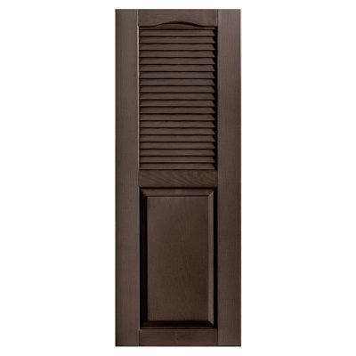 Cathedral Top Combination Shutters Pair
