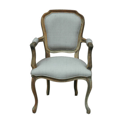 Fauteuil en lin Farmhouse
