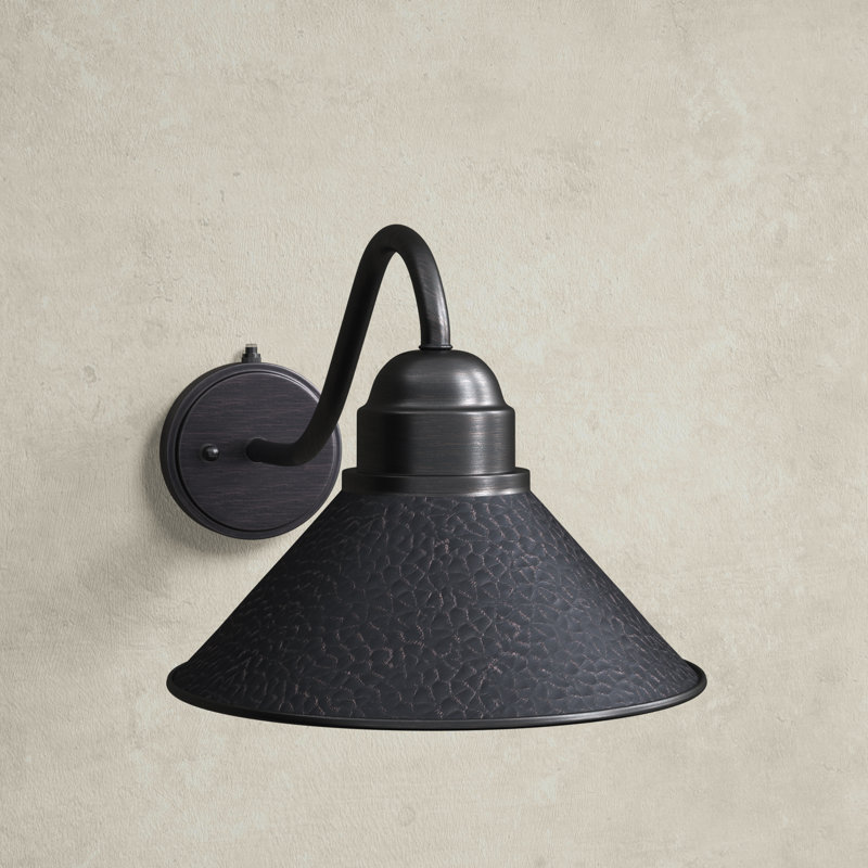 Callery Steel Wall Light, 9.5" H x 12" W x 21" D