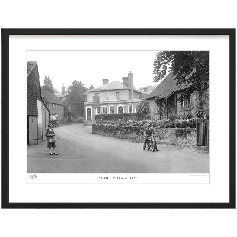 Shere, Village 1928 by Francis Frith - Single Picture Frame Print, 45cm H x 60cm W x 2.3cm D
