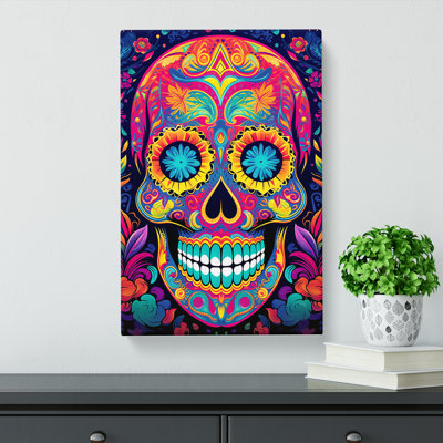 Sugar Skull Colour Field No.2 - No Frame Print