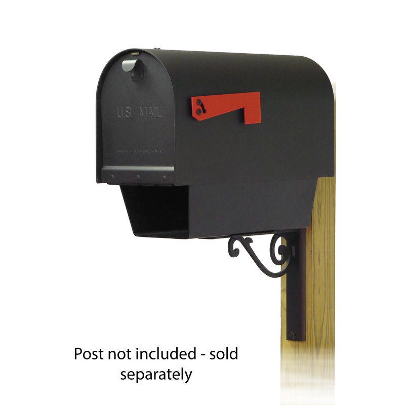 Titan Aluminum Post Mounted Mailbox