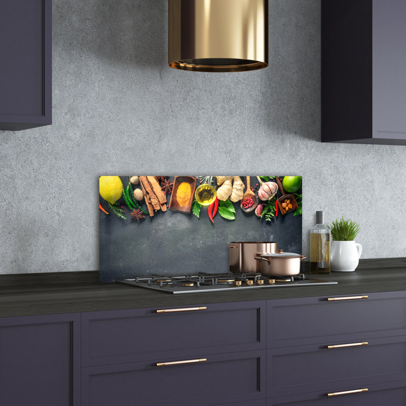 50cm W x 100cm L Glass Peel and Stick Panel