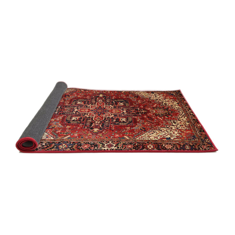 Tapis rouge à motif sud-ouest, Rond 6 pi