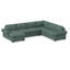 140" Wide Right Hand Facing Sleeper Corner Sectional-533891963-533891941