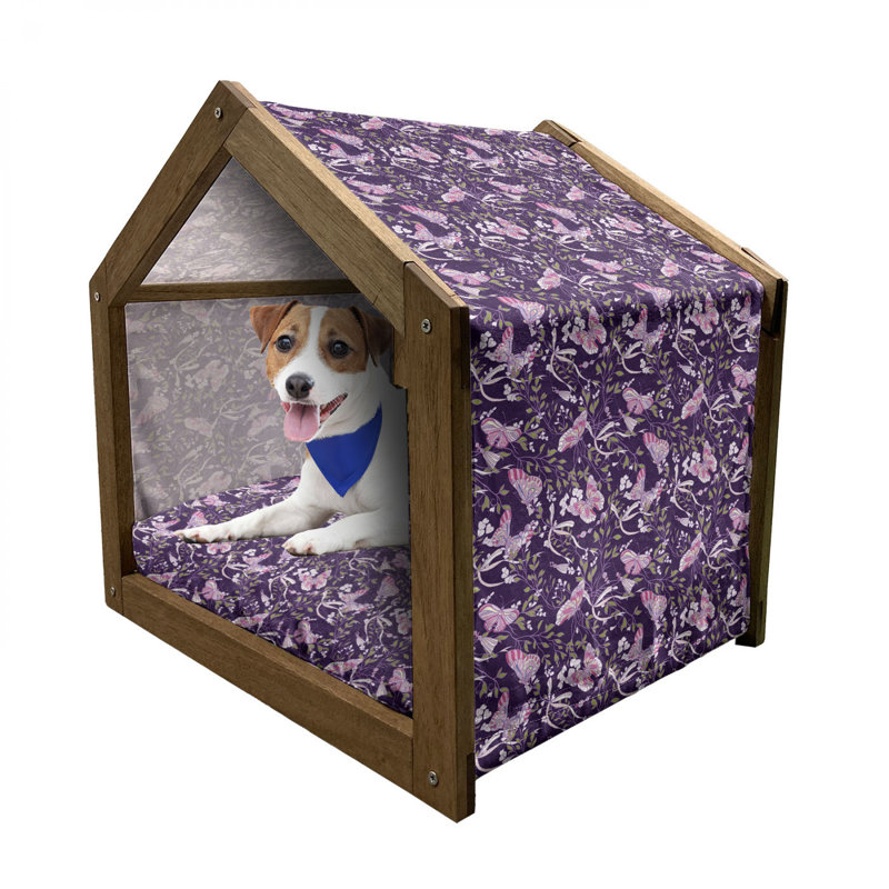 Niche pour chien en bois, H 22,44 po x l 23,62 po x P 17,72 po