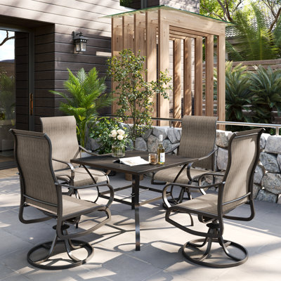 Stainless Steel Outdoor Dining Armchair