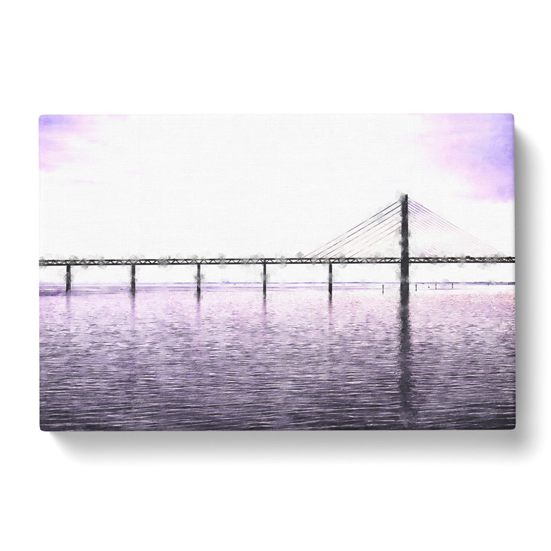 Oresund Bridge - Wrapped Canvas Print, 35cm H x 50cm W x 3cm D
