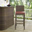 Tabouret de bar avec coussin Pranav-1080673281