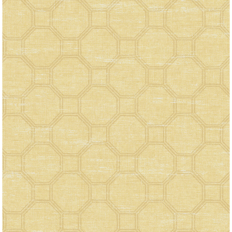 Papier peint géométrique non collé Seabrook Designs, Beige