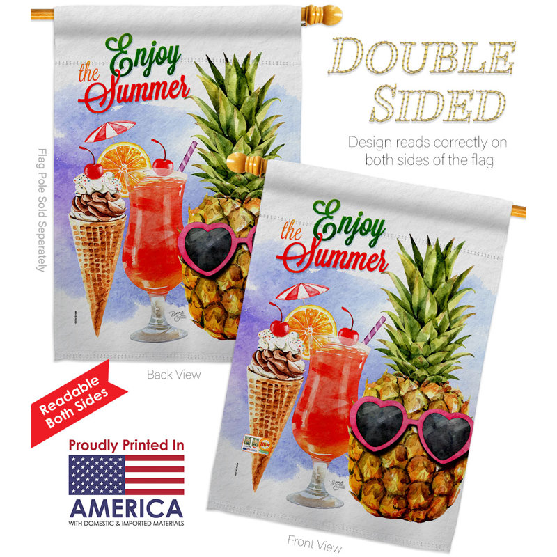 Drapeau de maison Summer Sweets