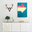 Pointing This Way In Abstract - Wrapped Canvas-55338172