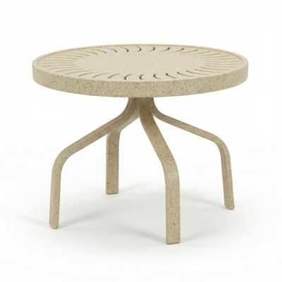 Windward Outdoor Sunburst 18" Round Side Table
