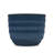 Handmade Navy Blue Ceramic Planter Set Of 4 (5.31" To 14.17"), Indoor/Outdoor Flower Pots For Orchids, Succulents By Window, Couchside - Breathable Textured Clay With Drainage-492848764