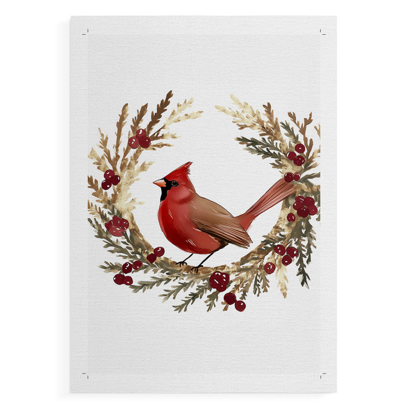 Christmas Holiday Art CMLXI - Impression sur toile seulement - NON CADRE, H 18 po x l 12 po