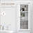 Kleankin Slim Bathroom Storage Cabinet