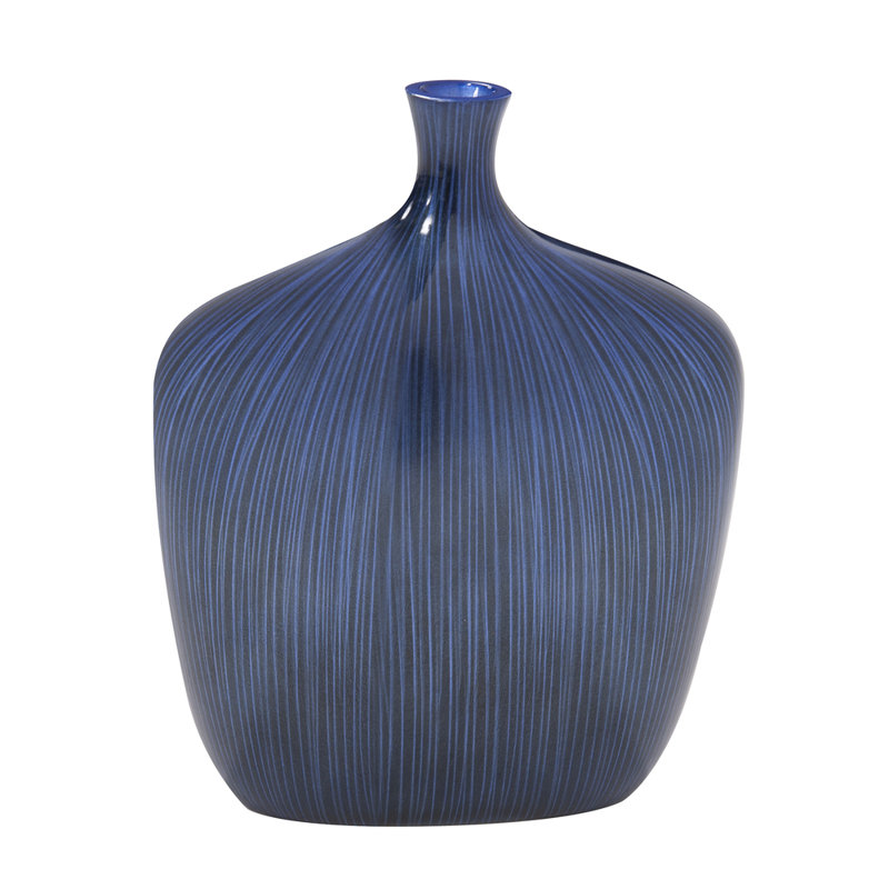 Handmade Wood Table Vase, 10" H x 8" W x 8" D
