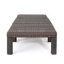 Chaise longue de patio durable sans coussin