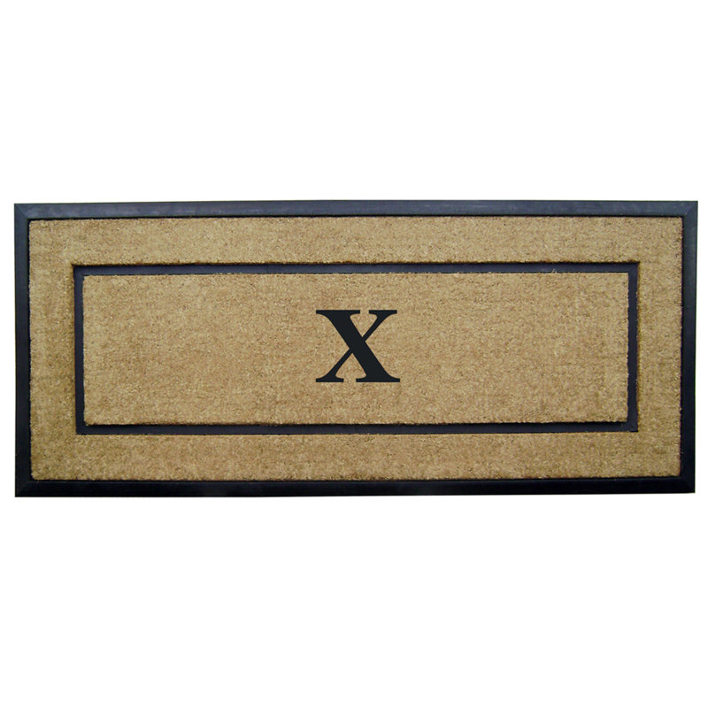 Tapis de porte antidérapant pour l'extérieur, L 24 po x L 57 po, X
