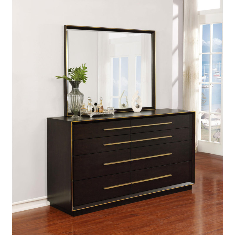 Miroir Jeannie, Marron foncé