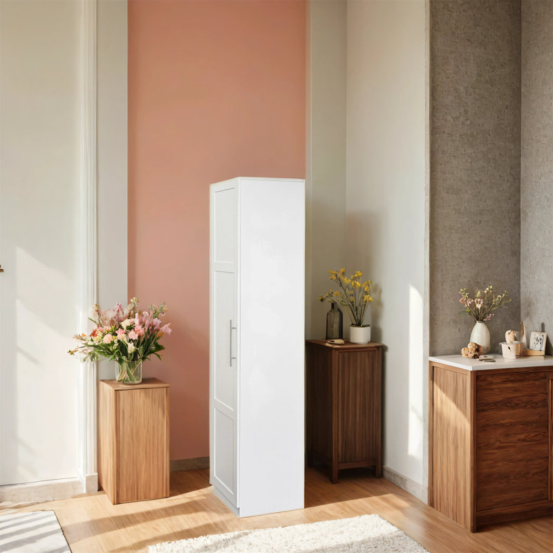 Kitchen Storage Cabinet, White Freestanding Sideboard