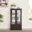 Glass Cabinet Lighted Glass Cabinet Curio Display Cabinet-90969355