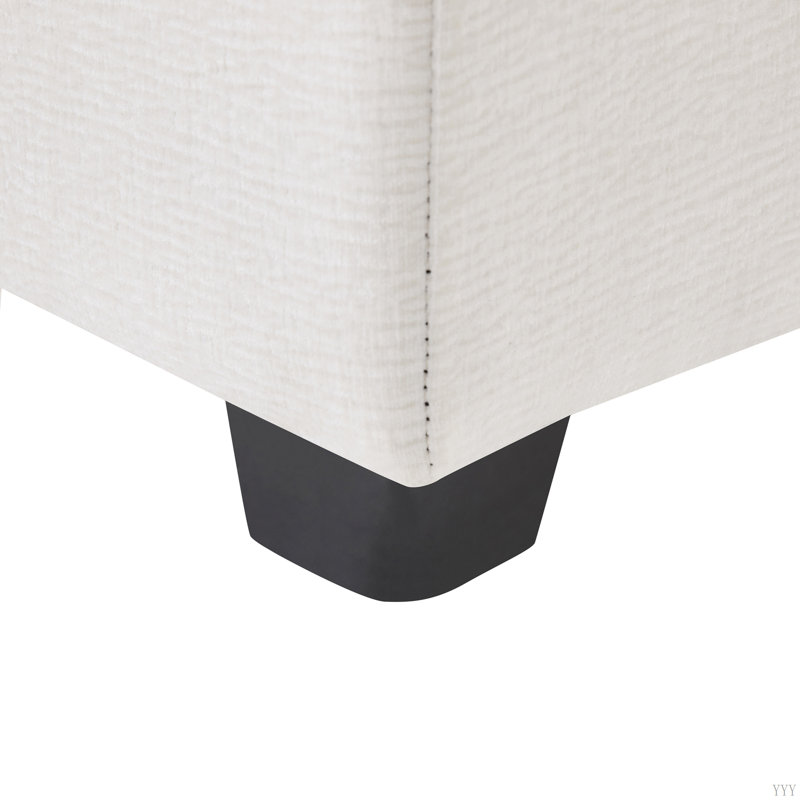 Module de siège 31,5 po x 30 po pour canapé modulaire modulaire, chenille, 2 couleurs, Blanc