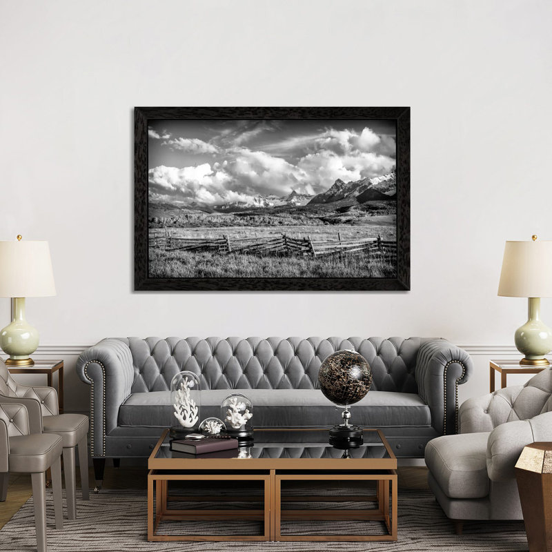 Colorado Fields by Dan Ballard - Floater Frame Print on Canvas, 66.04 cm H x 45.72 cm W, Black