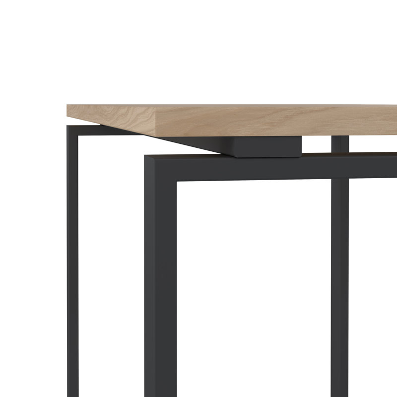 Bureau d'écriture l 47,24 po Embrie, hickory Jackson / gris mat Embrie, Gris