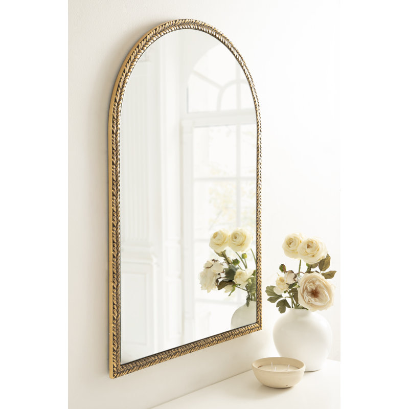 Ornate Arched Wall Mirror