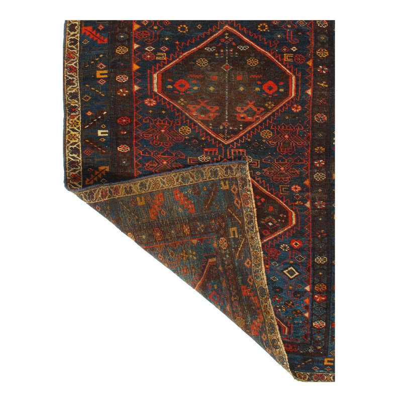 Southwestern Area Rug in Navy Blue