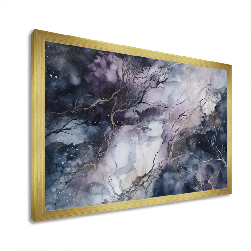 «Mauve et exploration de la langue de la peinture I», reproduction d'art sur toile, H 12 po x l 20 po x P 1 po