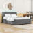 Wood Upholstered Platform Bed with Trundle and Headboard-45343382-45343385
