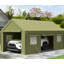 Abri d'auto robuste l 12 pi x P 20 pi, garage portatif pour ramassage, blanc-97179238-97179237
