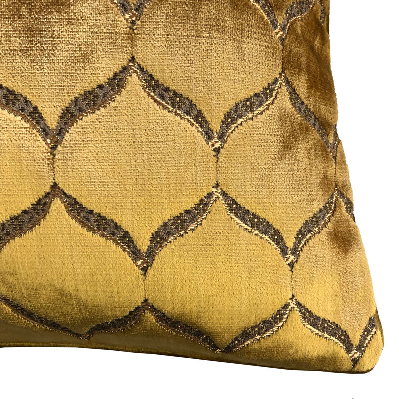 Rectangular Pillow Cover & Insert, Gold
