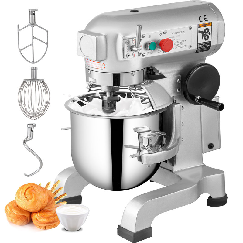 Mélangeur commercial 10Qt 450W 3 vitesses réglable