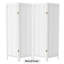 6 Ft. Tall Adjustable Shutter Room Divider White 3 Panel-1995893440-1995893444