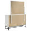 Clodomiro 6-drawer Dresser with Mirror White