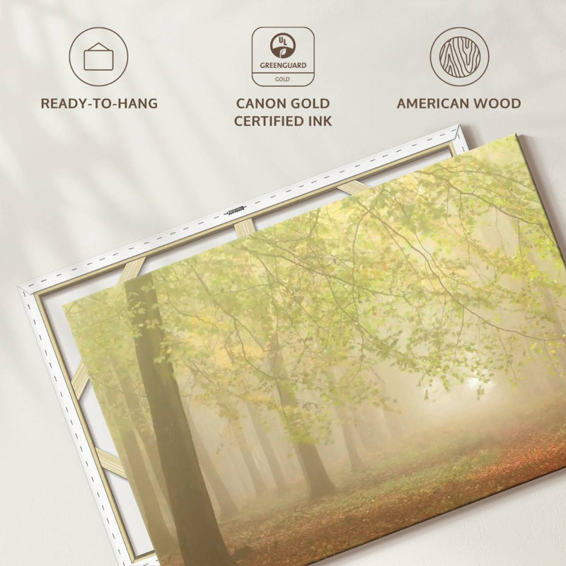 Alvord forêt brouillard I, H 32 po x l 48 po