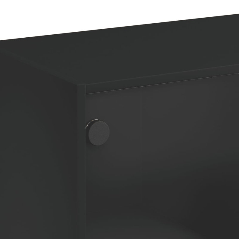 Matasha Coffee Table with Storage, Black