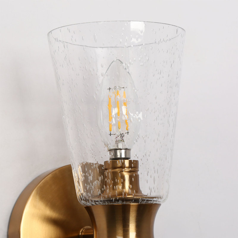 2-Lights- Dimmable Cylinder Candle Wall Light