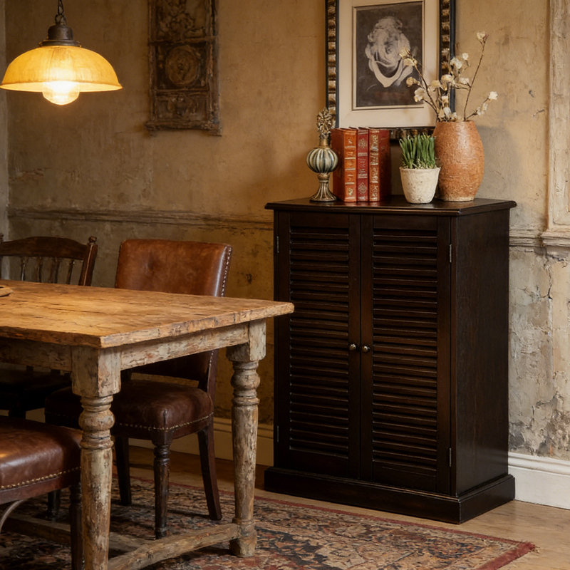 Meuble à chaussures 1 pièce moderne et transitionnel avec finition espresso et tablettes réglables